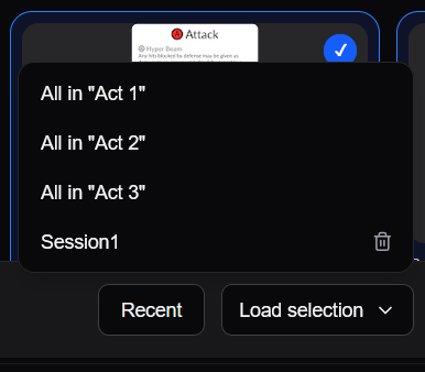 Template editor layout
