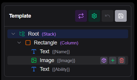Editor toolbar