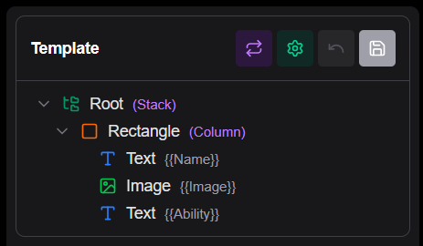 Editor toolbar