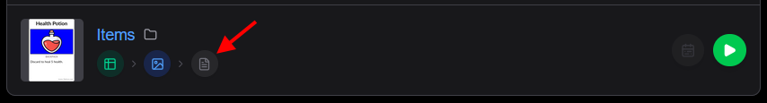 Layout button