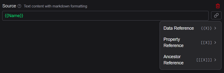 Reference types highlighted in the editor